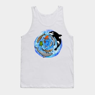 Sea Life Spiral Tank Top